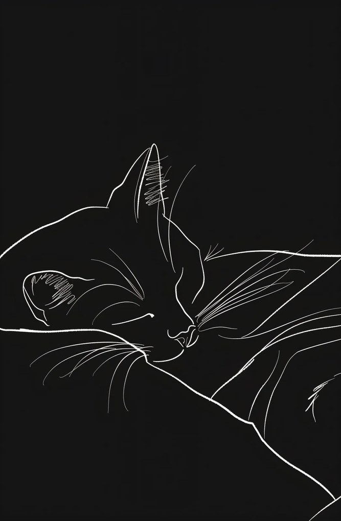 Poszter 53x81cm Éjszakai nyugalom