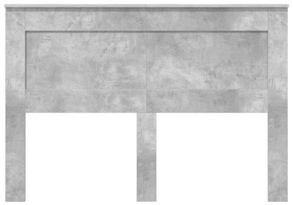 Fejtámla fejtámlával Beton Szürke 150 cm Faanyag