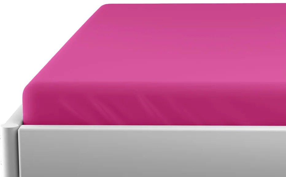 Jersey lepedő kiságyba EXCLUSIVE 70x140 cm bíbor