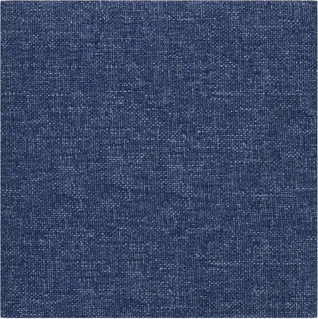 vidaXL Fali Fejtámla 12 pcs Kék 30 x 30 cm szövet