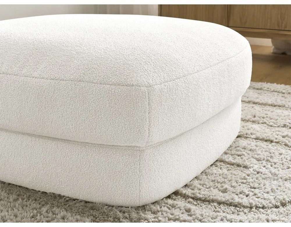 Fehér buklé lábtartó Leonore – Bobochic Paris