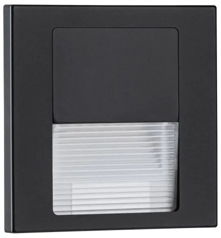 Paulmann 80001 - LED 1W lépcsővilágítás TSARO 230V Follow fekete