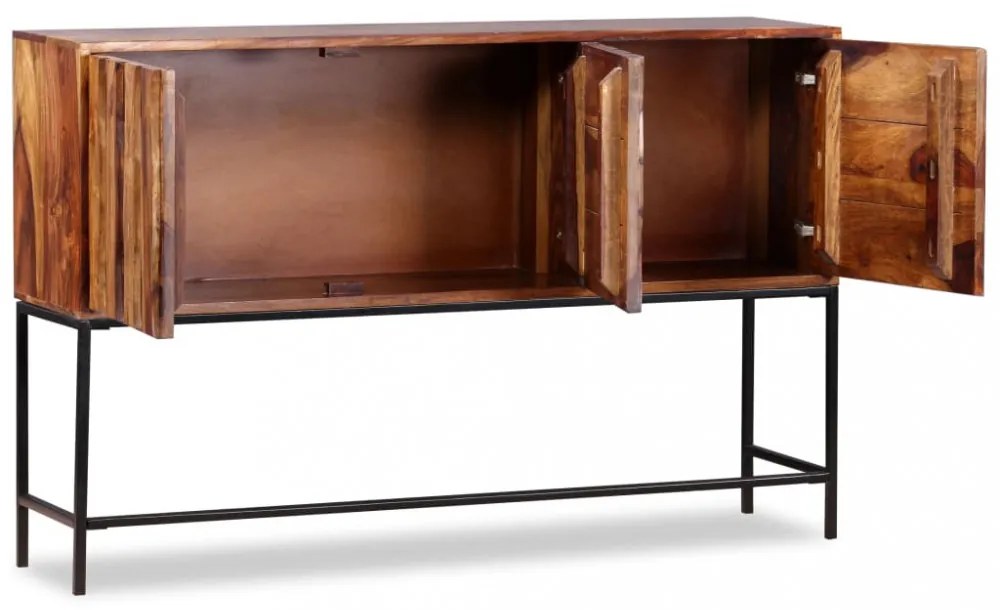 tömör akácfából tálaló 120 x 30 x 80 cm