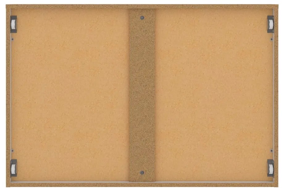 Natúr színű ágy alatti fiók szett 2 db-os 90x190-140x190 cm Naia – Tvilum
