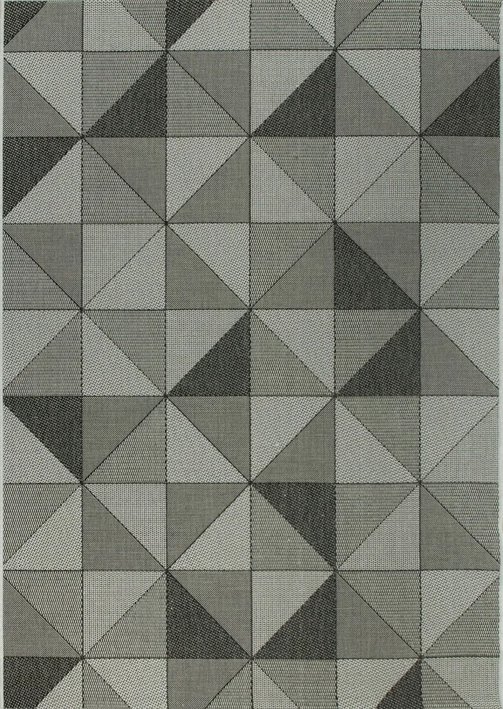 140x190 cm Natura-pt Zsinóros Szőnyeg Lapos Szövésű Háromszögek