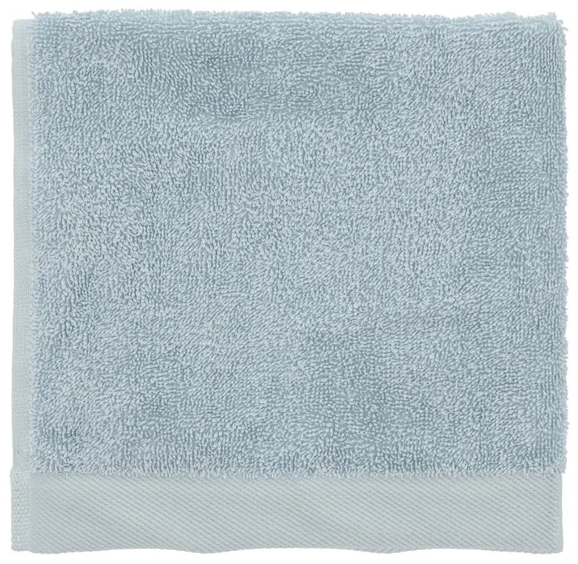 Világoskék frottír bio pamut törölköző 50x100 cm Comfort – Södahl