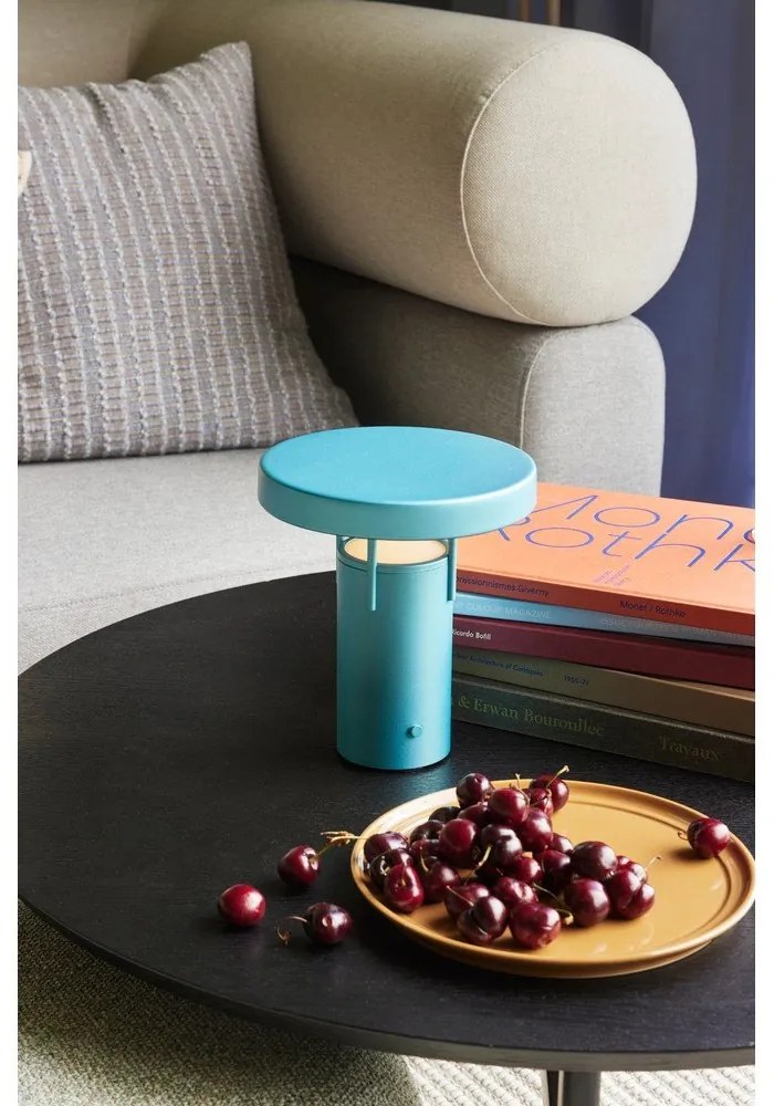 Kék LED dimmelhető asztali lámpa (magasság 20 cm) BringMe – Hübsch