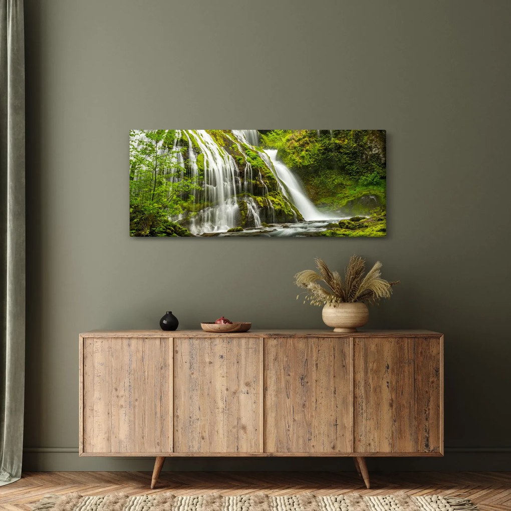 Kép - Vízesés, Wind River Valley (120x50 cm)