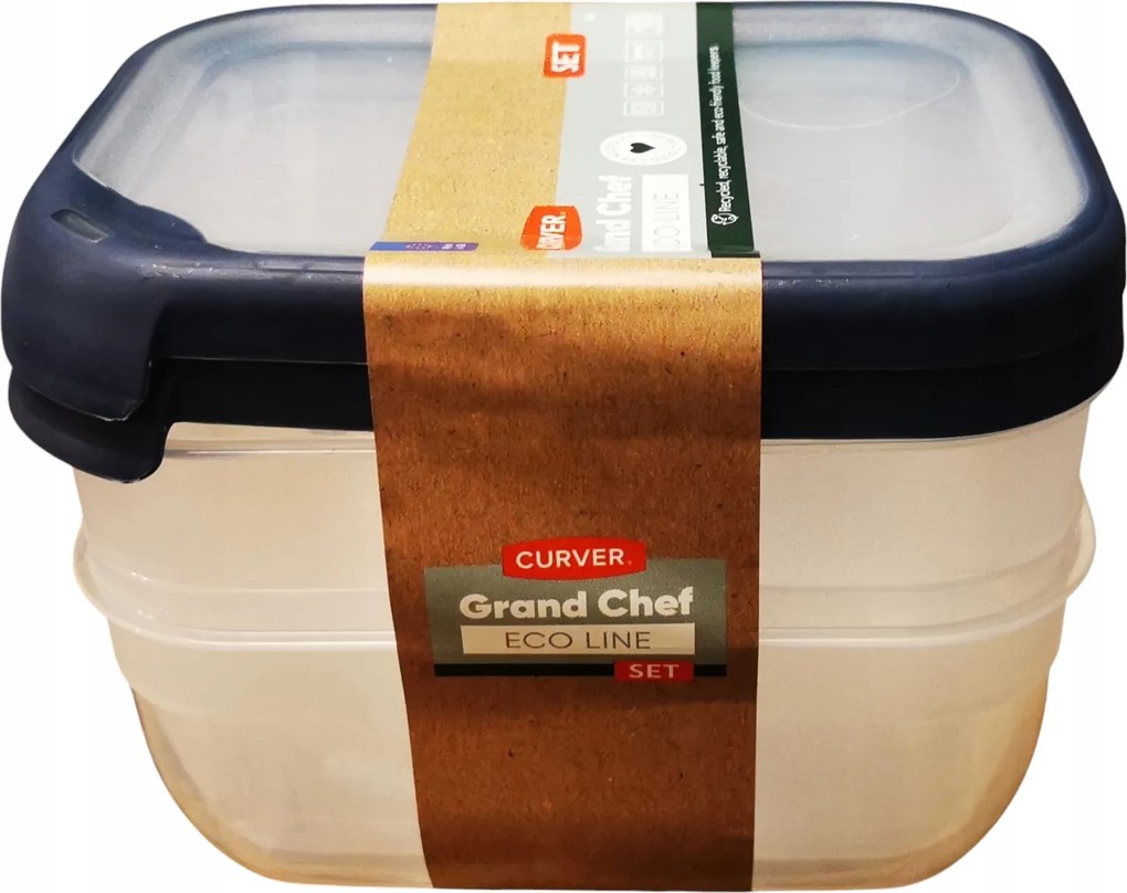 Curver tárolódoboz Grand Chef 2,4+1,8L sötétkék