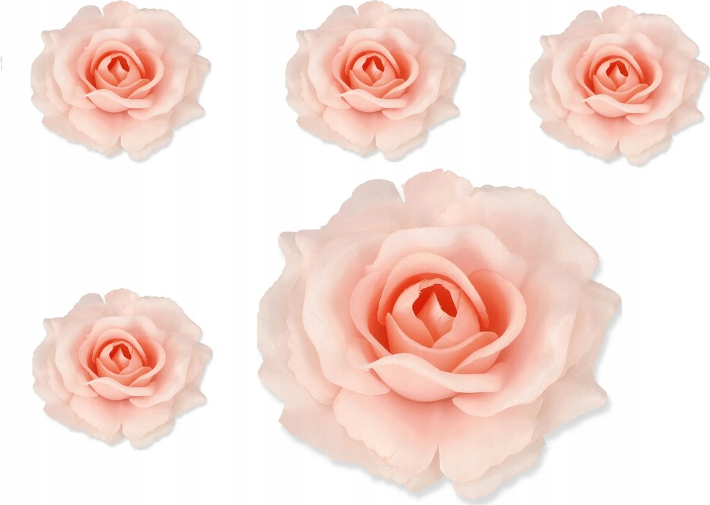 5x Sonia Rózsák Művirágok nádfejek Rózsák csomókhoz Mesterséges