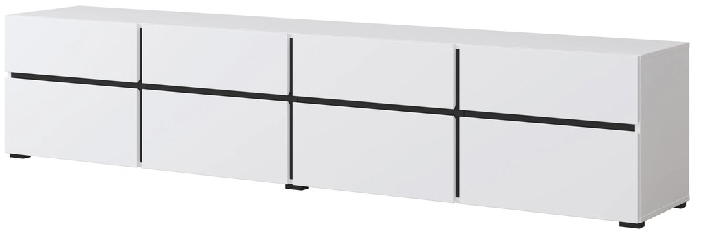 TV asztal /szekrény Crossroad W40 (fekete + fehér). 1118159