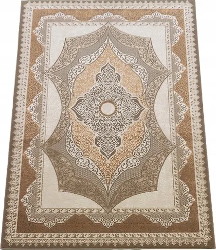 Szőnyeg 160x220 Klasszikus Nappaliba Bézs Kétszintes