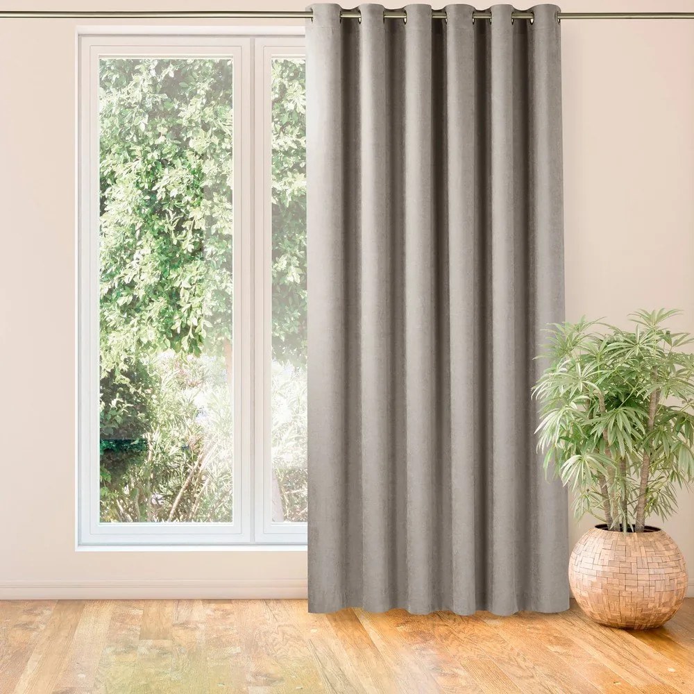 Világosbarna függöny 140x225 cm Milana – Homede