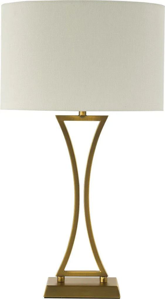 Dar Lighting glamour modern asztali lámpa oporto antik sárgaréz daropo4142