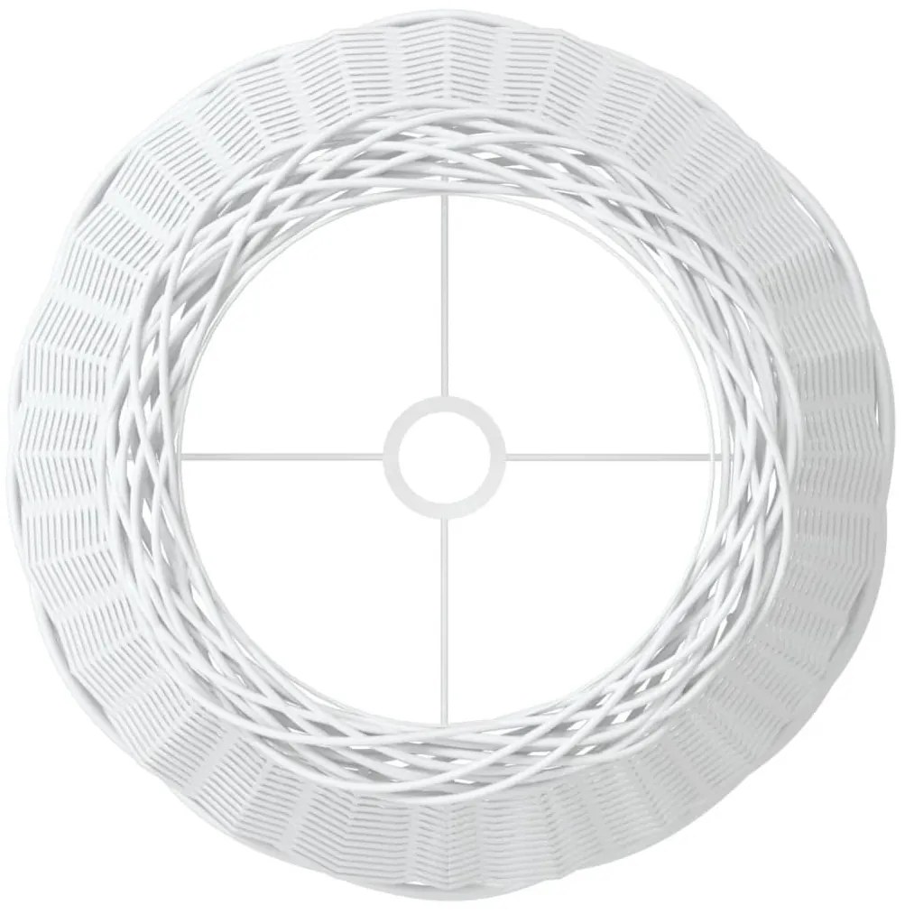 fehér fonott lámpaernyő Ø50x30 cm