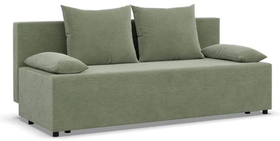 Nobu kanapé, kordbársony, zöld
