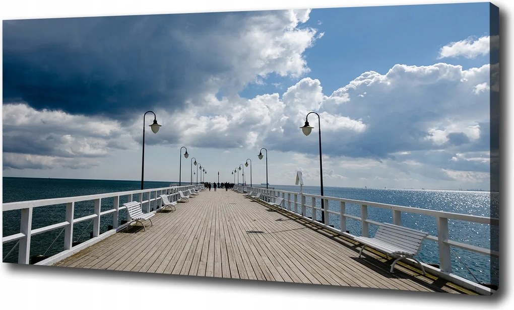 Vászonkép Móló a Sasfészekben 100x70 cm