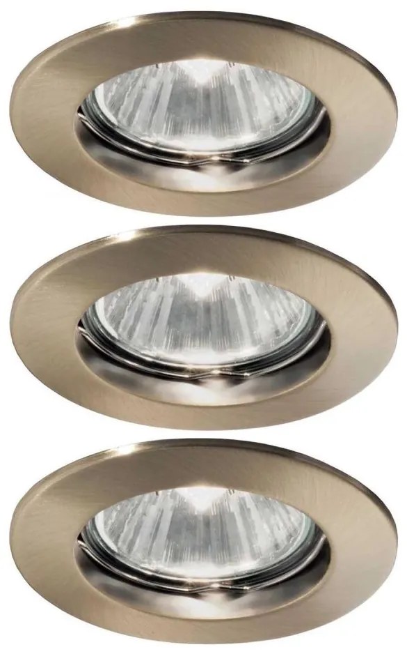 Ideal Lux - KÉSZLET 3x Beépíthető lámpa 1xGU10/50W/230V