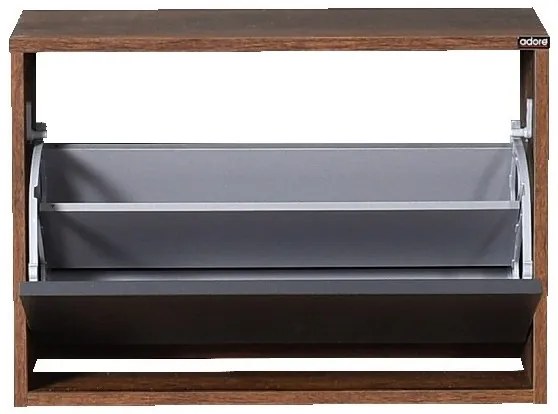 Cipősszekrény 42x60 cm barna/antracit