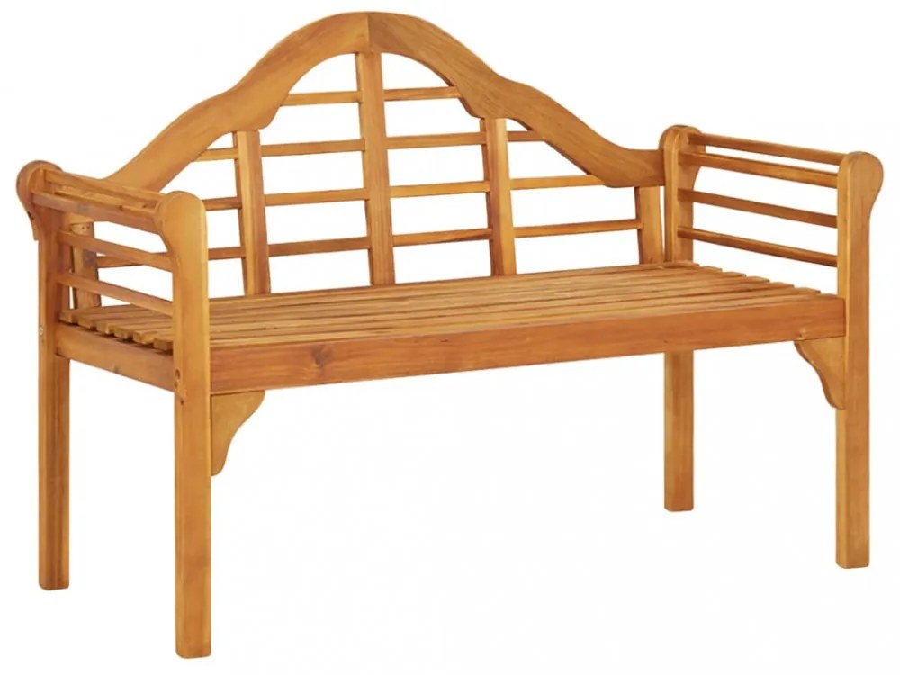 tömör akácfa kerti pad 125 cm