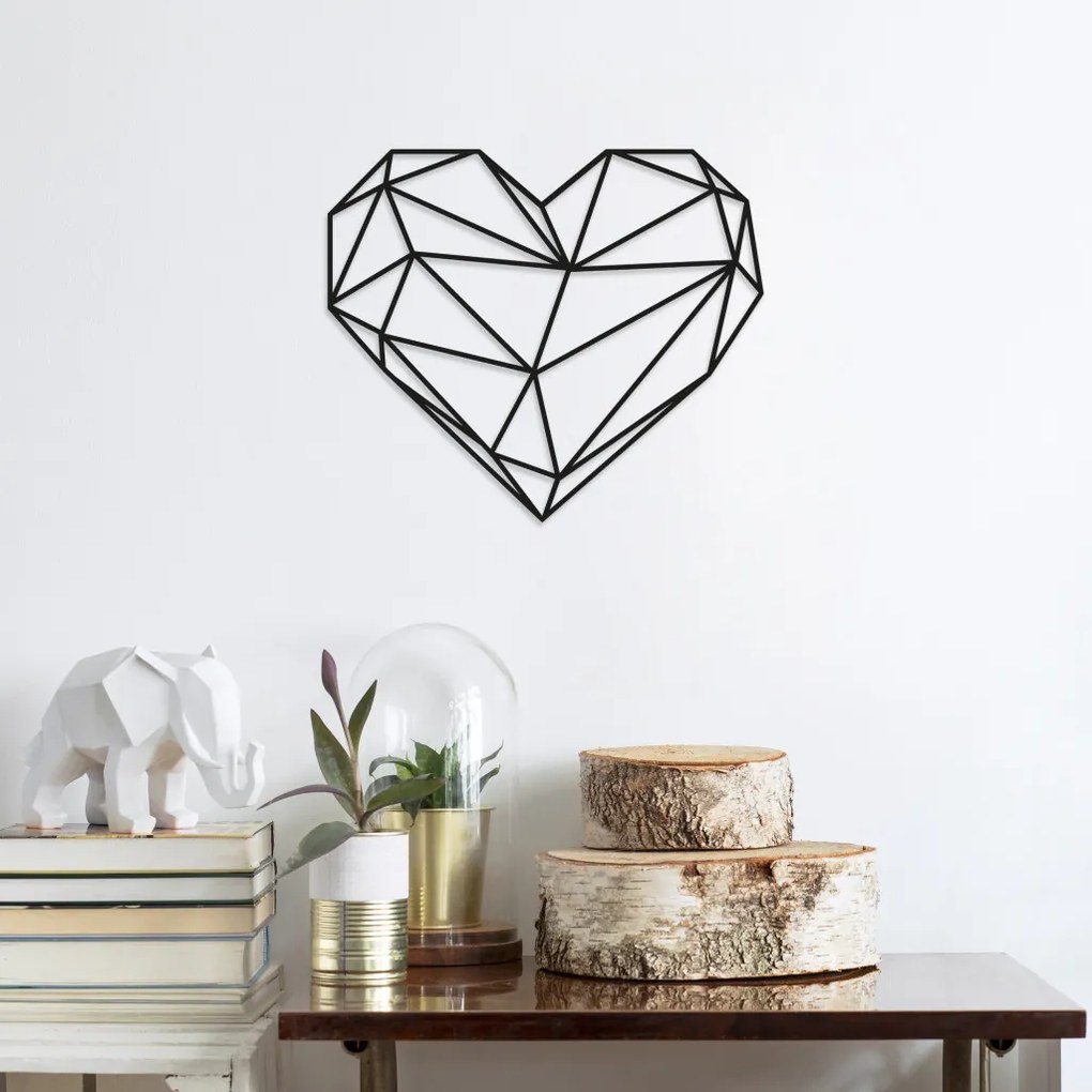 Heart fém fali dekoráció, 47×40 cm – TR891TNL1170