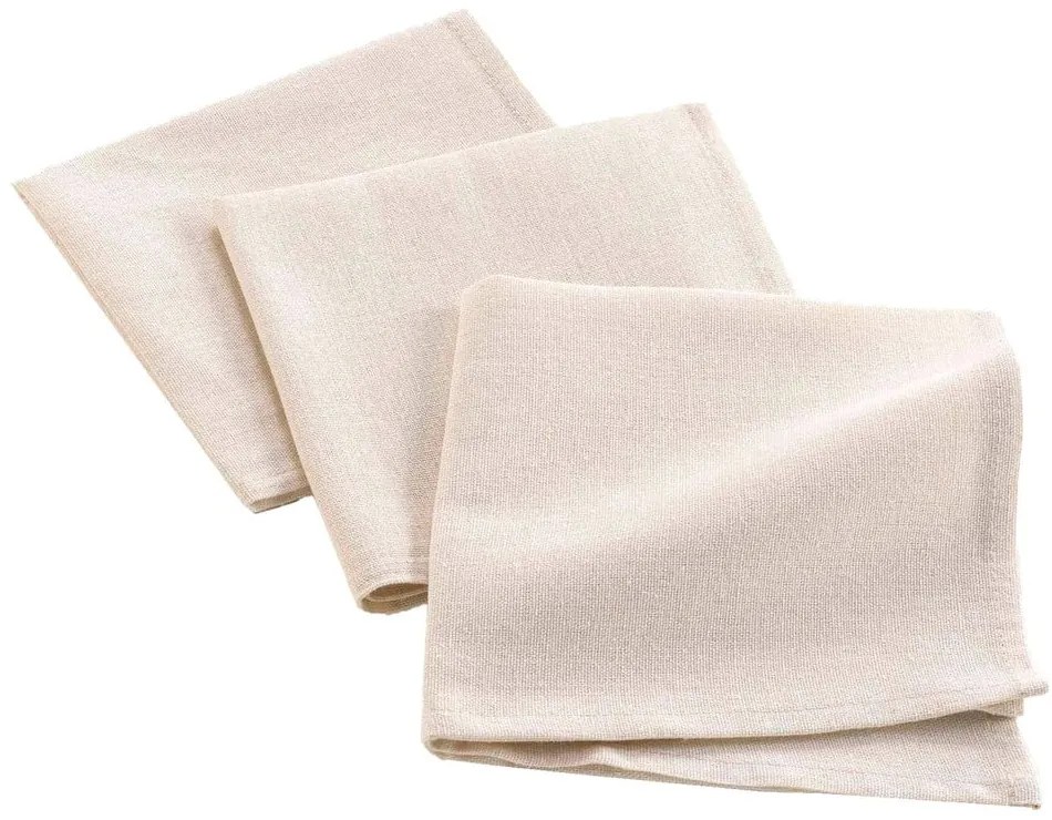 Szalvéta szett 3 db-os 40x40 cm Serafine – douceur d'intérieur