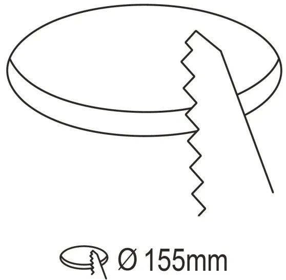 Eglo 31744 - LED fényerőszabályozható fürdőszobai lámpatest FUEVA-Z 10,5W/230V IP44 fekete