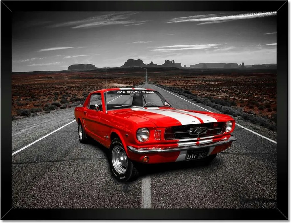 Poszterek keretben 40x30 Ford Mustang