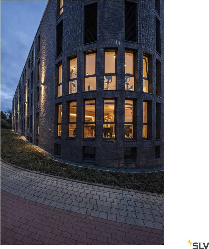 SLV 234505 THEO Modern Kültéri Fali Lámpa Antracit LED IP44