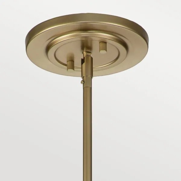 Feiss FE-FUSION-P-L-PNBR - FUSION rúdon függő csillár 3xE27/40W/230V aranyszínű