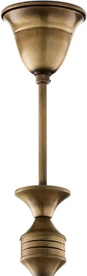 BRILAGI - Rúdon függő csillár TAURUS 5xE27/15W/230V átmérő 70 cm bronz