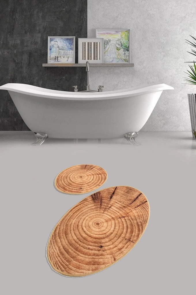 Fürdőszobaszőnyeg Szett (2 db) Wood Djt