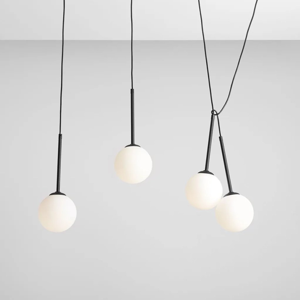 ALDEX 1087L1 BOSSO Modern Led Függesztett Lámpa Fekete E14 IP20