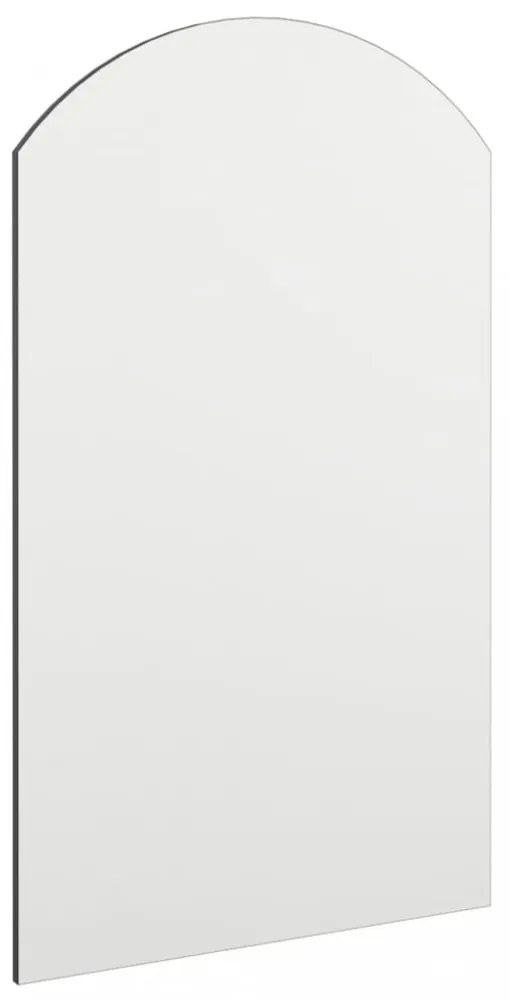 ívelt üvegtükör LED-lámpákkal 70 x 40 cm