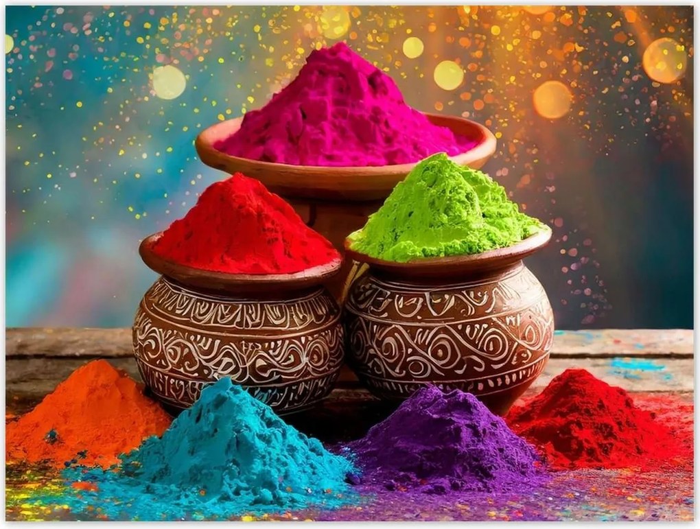 Poszterek 40x30 Színfesztivál Színes porok