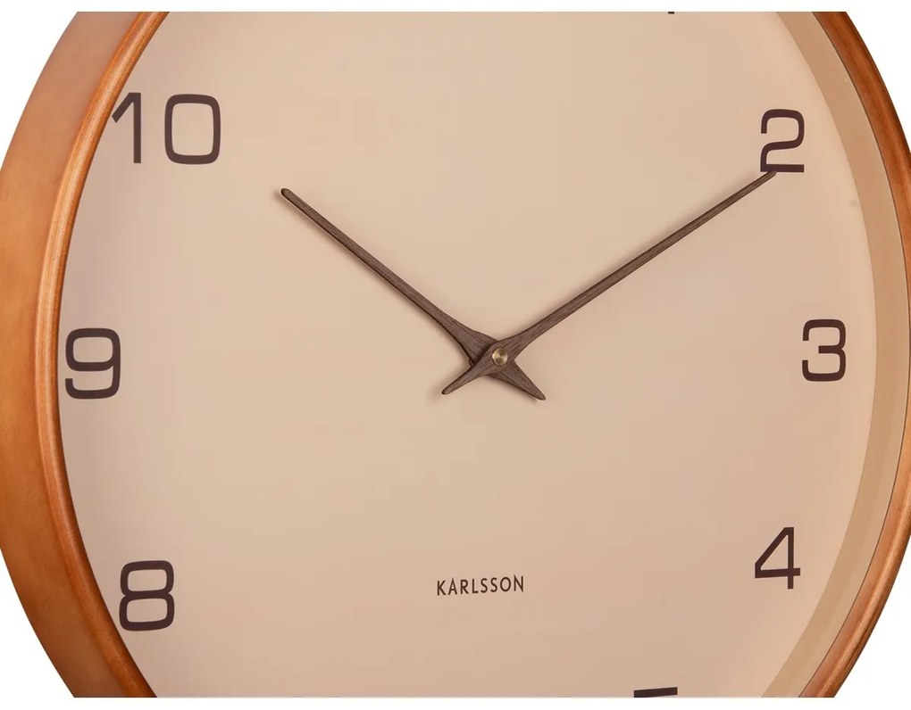 Karlsson 5993SB design falióra bézs, átmérő 40 cm