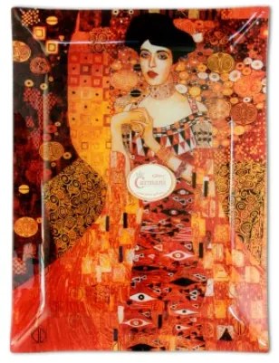 Üvegtányér Klimt:Adele Bloch