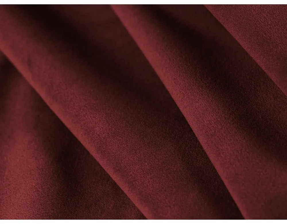 Piros bársony kanapé 282 cm Bellis – Micadoni Home