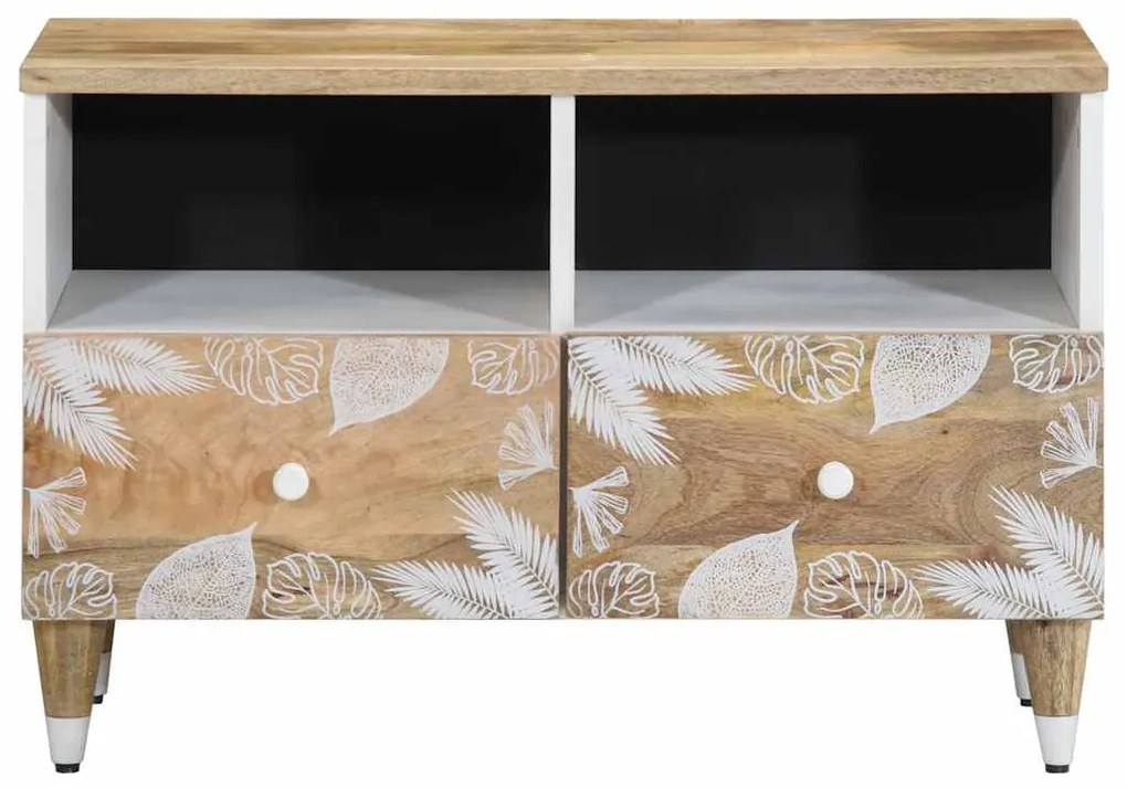 tömör mangófa TV-szekrény70x33,5x46 cm