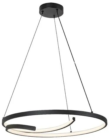 RÁBALUX 72367 NILOO Modern Led Függesztett Lámpa Fekete IP20