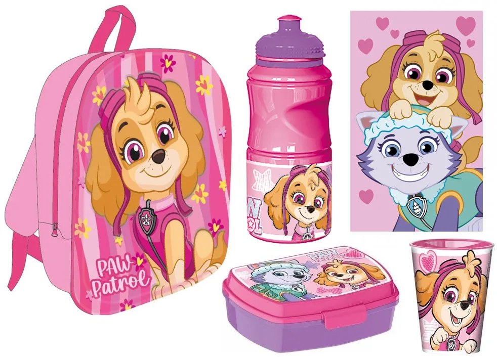 Mancs Őrjárat ovis kirándulós csomag 5 db-os (Pink Heroes)