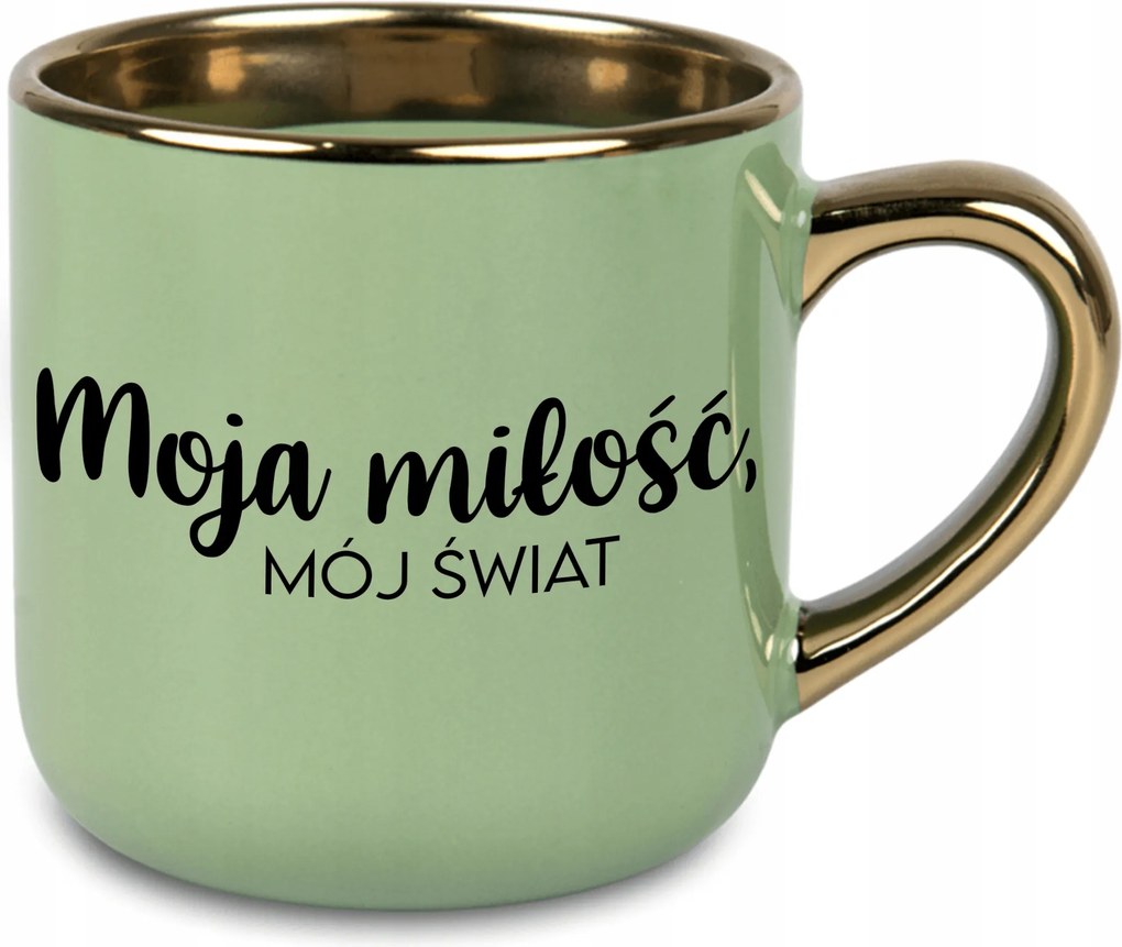 Bögre Nagy Zöld Az Én Szerelmem Ajándék Feleségnek Évfordulóra Valentin nap