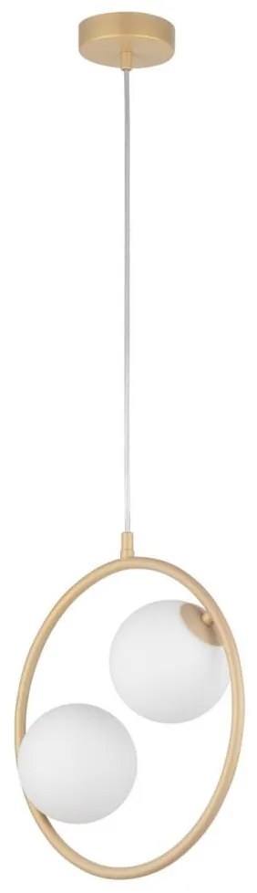 Csillár zsinóron AQUA 2xG9/12W/230V arany