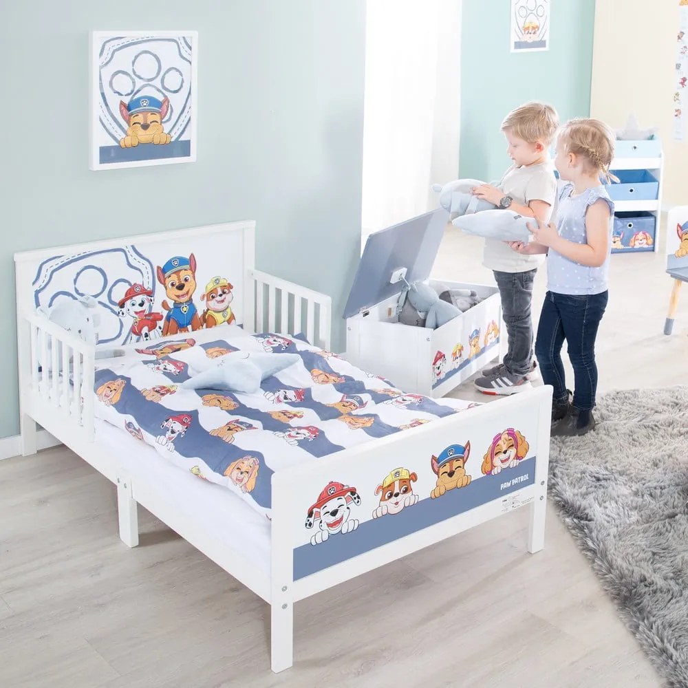 Fehér-kék gyerekágy 70x140 cm Paw Patrol – Roba