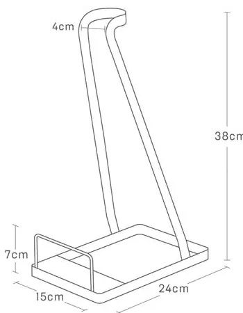 Porszívó tartó Tower – YAMAZAKI