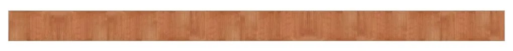 négyszögletű barna bambusz szőnyeg 60 x 1000 cm