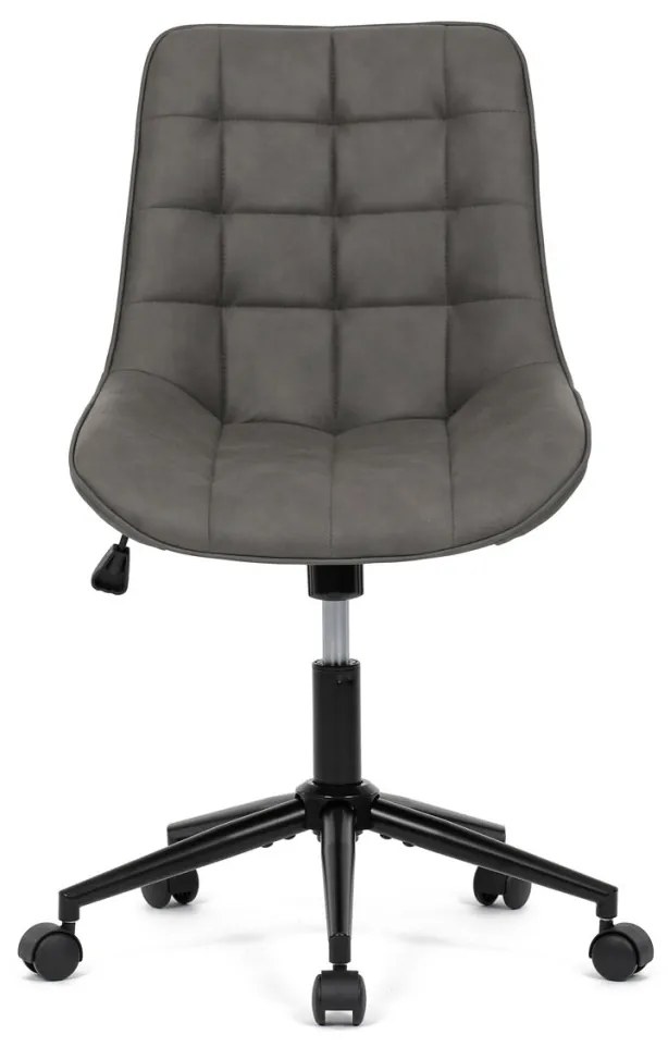 Scaun pivotant de birou cu tapițerie din material gri. KA-V3120