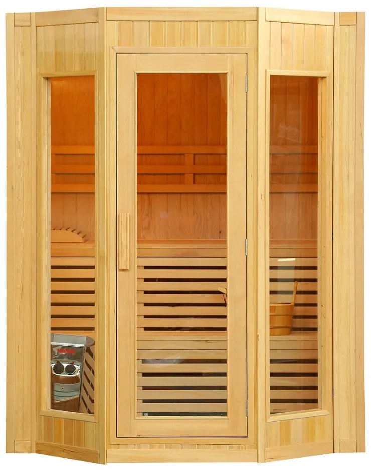 Sauna DeLuxe HR4045 Finnország, barna