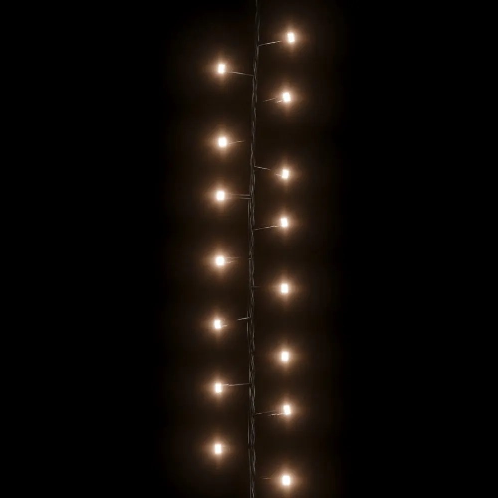 meleg fehér fényű kompakt PVC LED-szalag 1000 LED-del 25 m