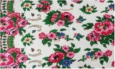 Prémium kéreg párnahuzat 30x50 100% pamut Népi regionális virágok